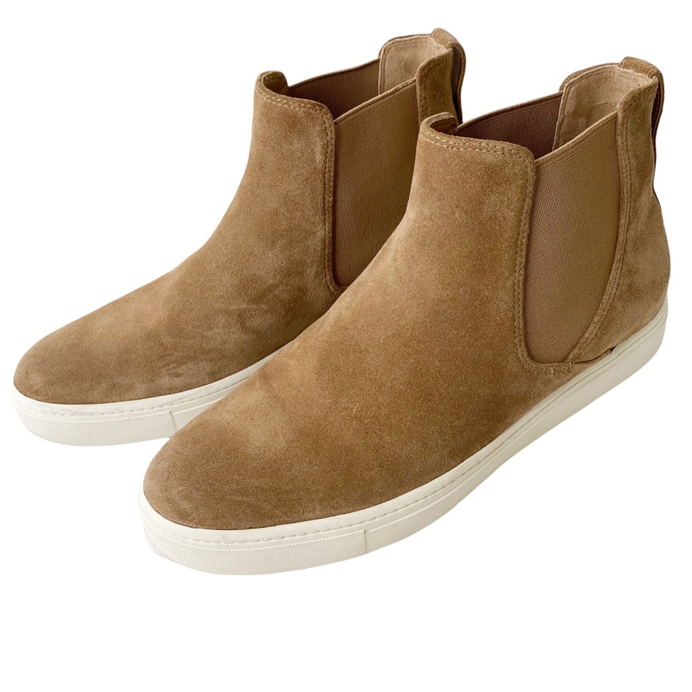 Vince Newlyn Suede Slip On Chelsea Boots Booties Leather Water Resistant Size 8 - Picture 9 of 16